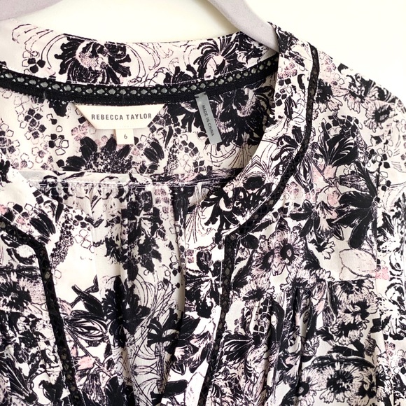 Rebecca Taylor • Silk Floral Top - Picture 5 of 7